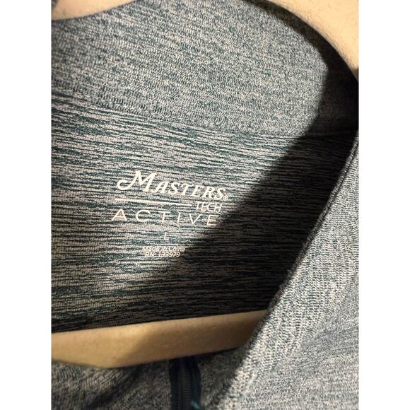 Masters Tech Active 1/4 Zip Pullover in Green Men’s Sz. L - Picture 3 of 6